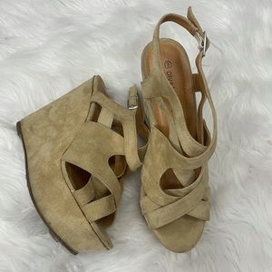 Brand new strappy wedges so cute oooo so cute lol